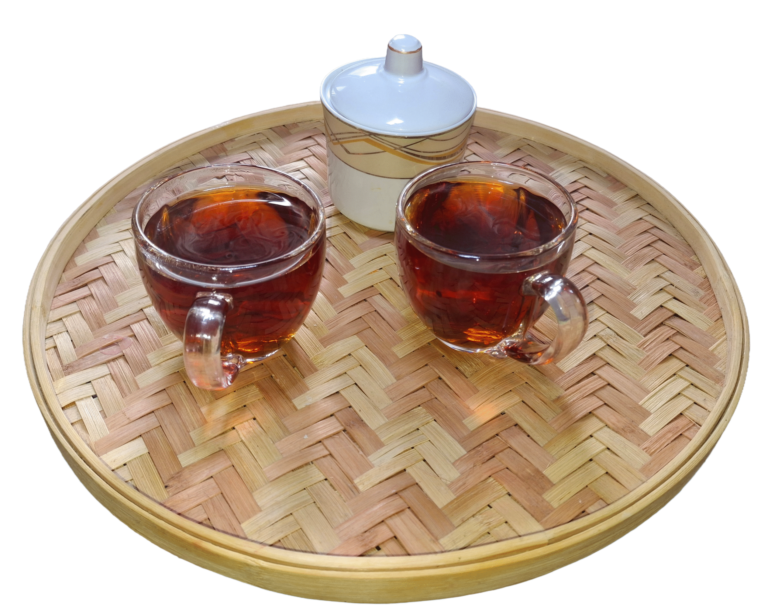 سینی کف بافت بامبو قطر 35 سانت کد 109