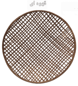 دیوارکوب قطر 40 سانت بافت حصیری کد69