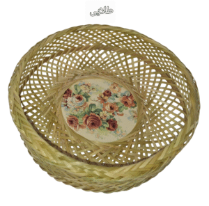 دیوارکوب بافت خورشیدی ترکیب با سفال کد4