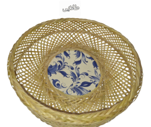 دیوارکوب بافت خورشيدی ترکیب با سفال کد5