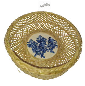 دیوارکوب بافت خورشيدی ترکیب با سفال کد121