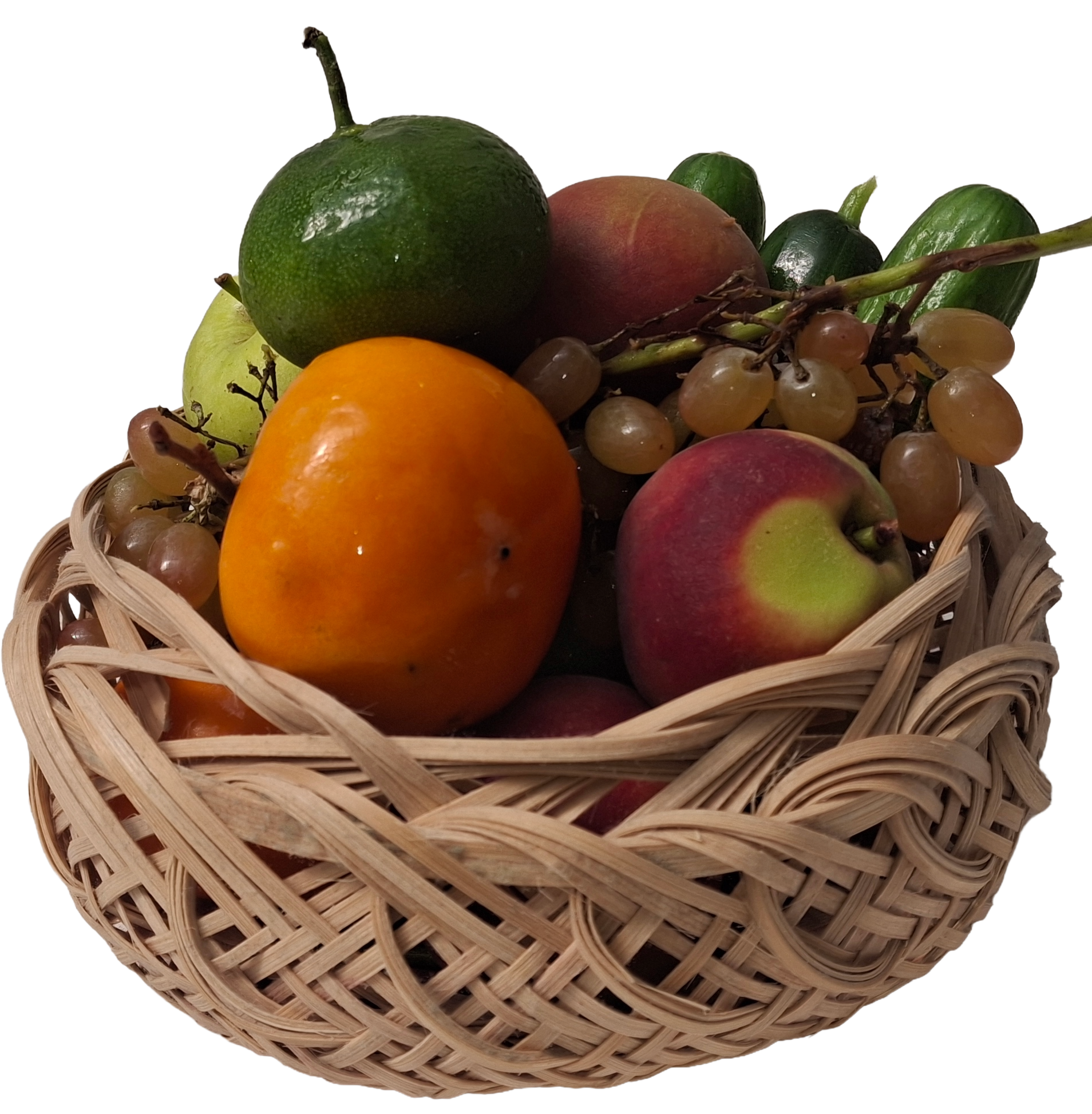 سبد لبه گلی