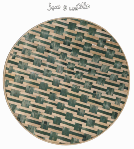 دیوارکوب قطر 45 سانت بافت شعاعی کد84