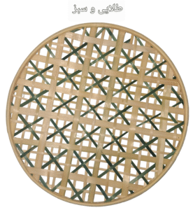 دیوارکوب قطر 40 سانت بافت پاپیونی کد79