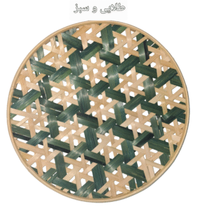 دیوارکوب قطر 35 سانت بافت شعاعی کد71