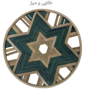 دیوارکوب قطر 30 سانت بافت ستاره‌ای کد 45