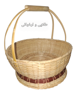 سبد دسته دار بافت زنجیره ای کد143