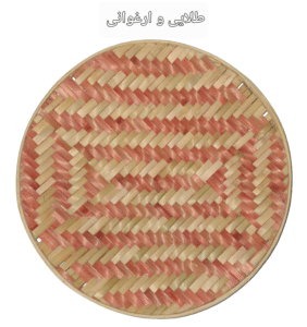 دیوارکوب قطر 35 سانت بافت شعاعی کد 58