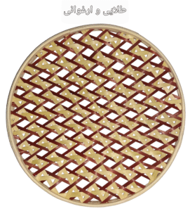 دیوارکوب قطر 35 سانت بافت پاپیونی کد65