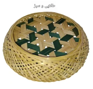 دیوارکوب حصیری بامبو سبدی کد 163